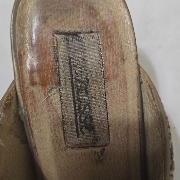 Matisse “SHERYL” Tapestry Mules Woven Boho  Block Heel Leather Size 10 - Picture 10 of 10